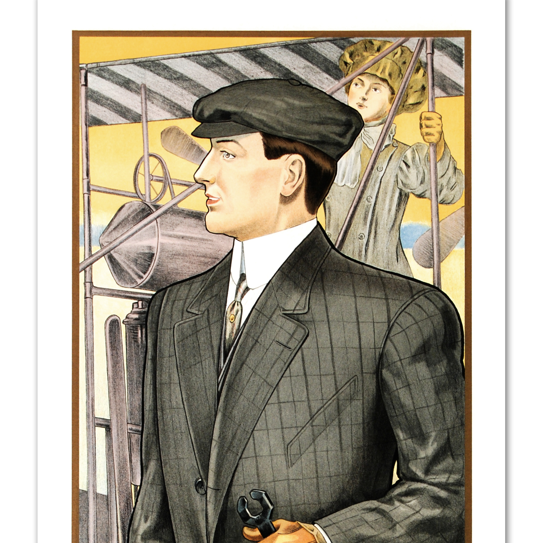 RE Society Hand Pulled Lithograph "International Tailoring"