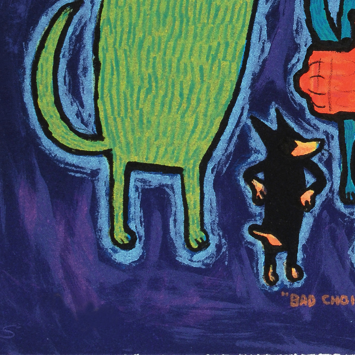 Matt Rinard Signed Limited Edition Hand Pulled Lithograph "Bad Choice of Costume"