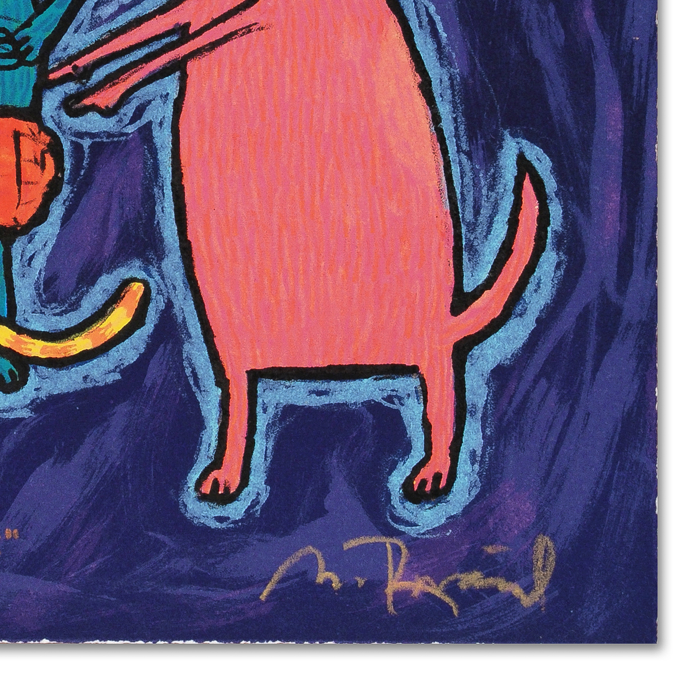 Matt Rinard Signed Limited Edition Hand Pulled Lithograph "Bad Choice of Costume"