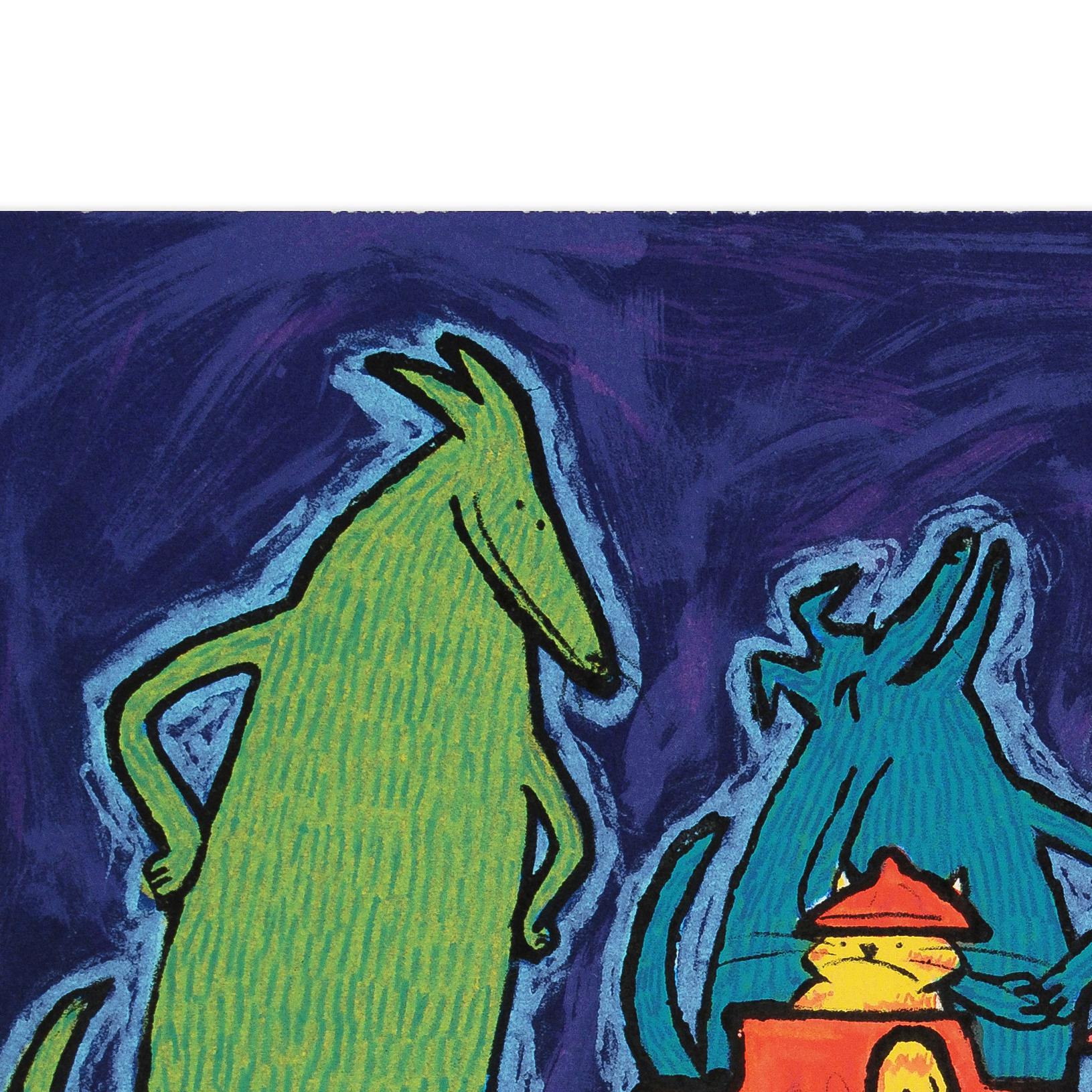 Matt Rinard Signed Limited Edition Hand Pulled Lithograph "Bad Choice of Costume"