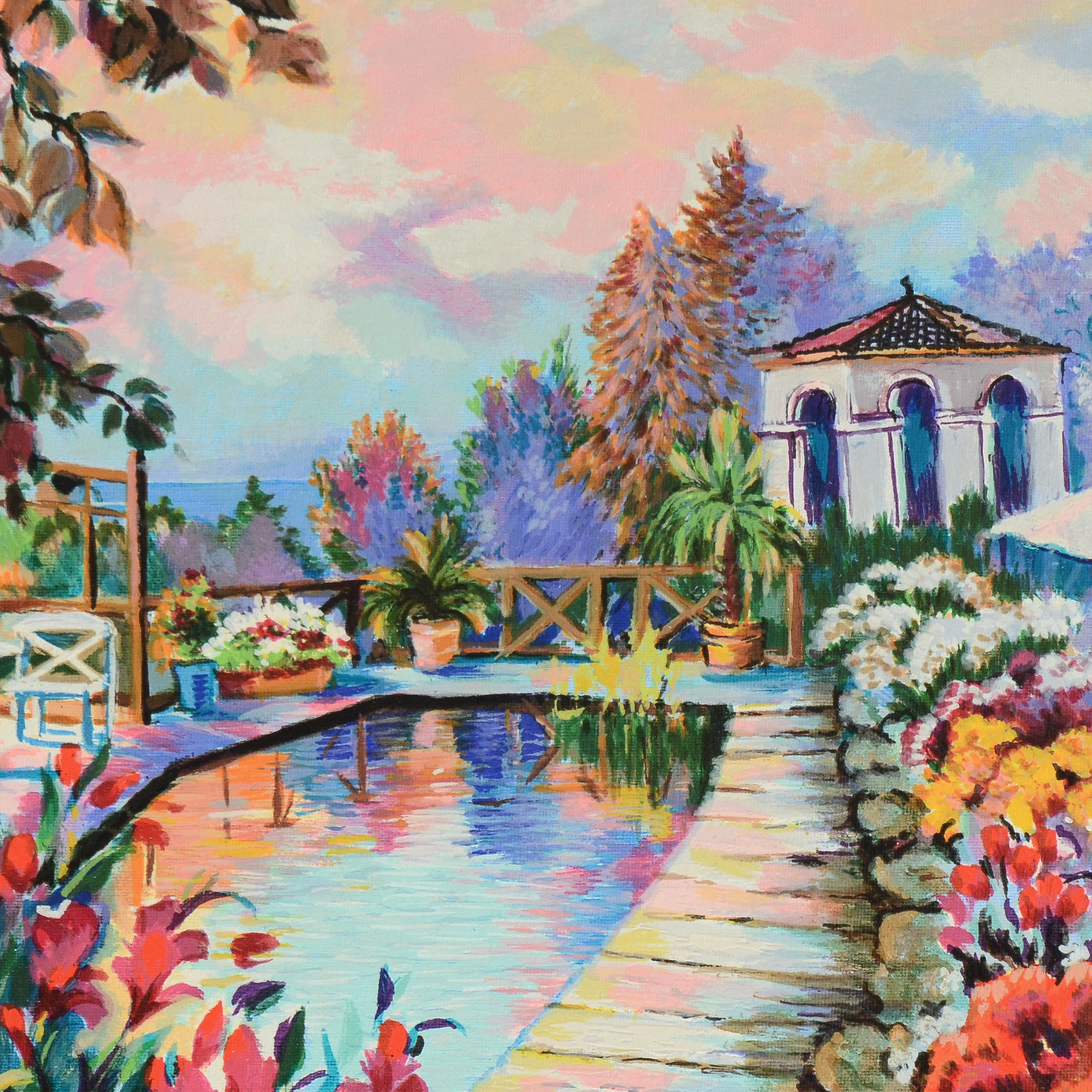 Zina Roitman Limited Edition Serigraph "Tranquility"