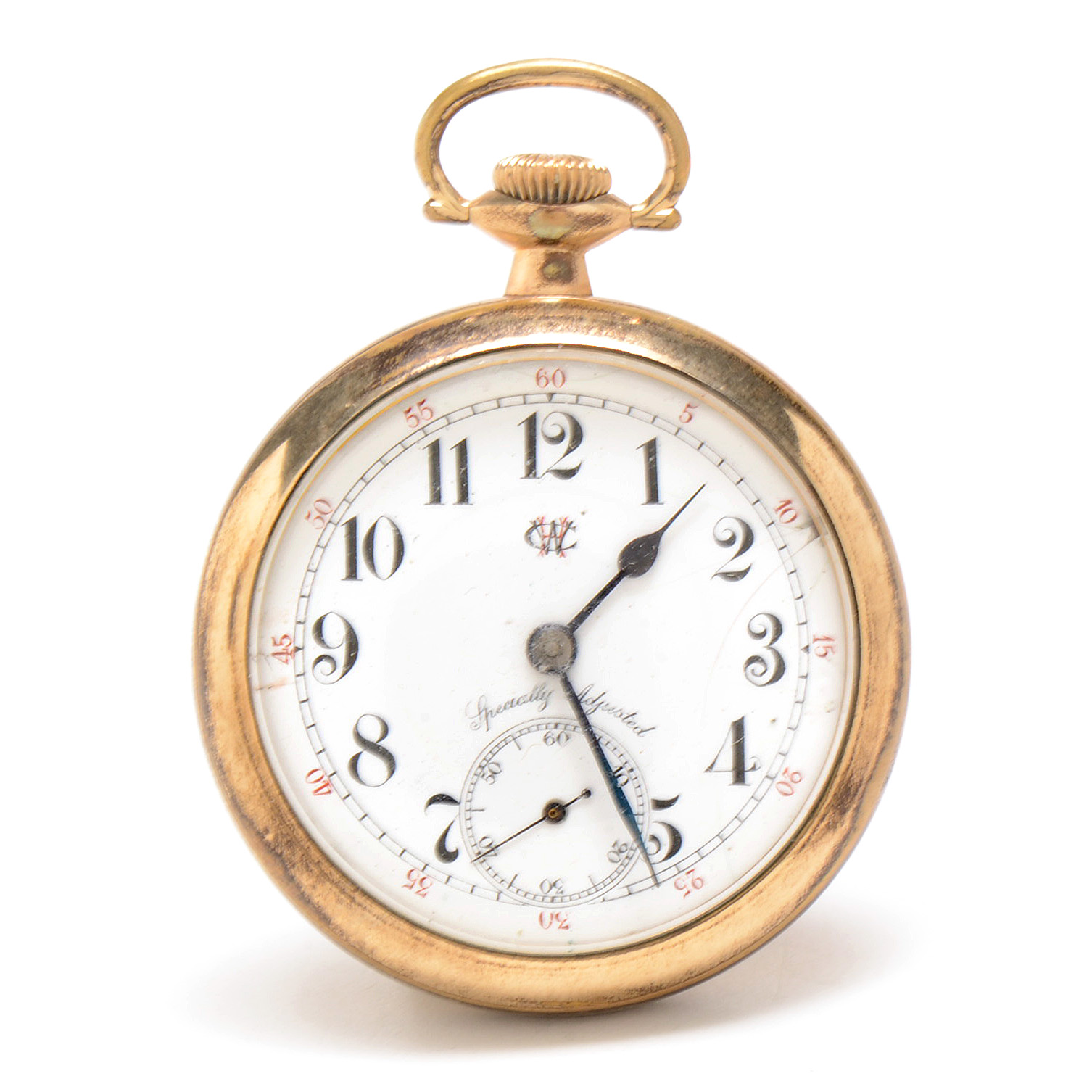 Vintage H.W.C. Gold Filled Pocket Watch