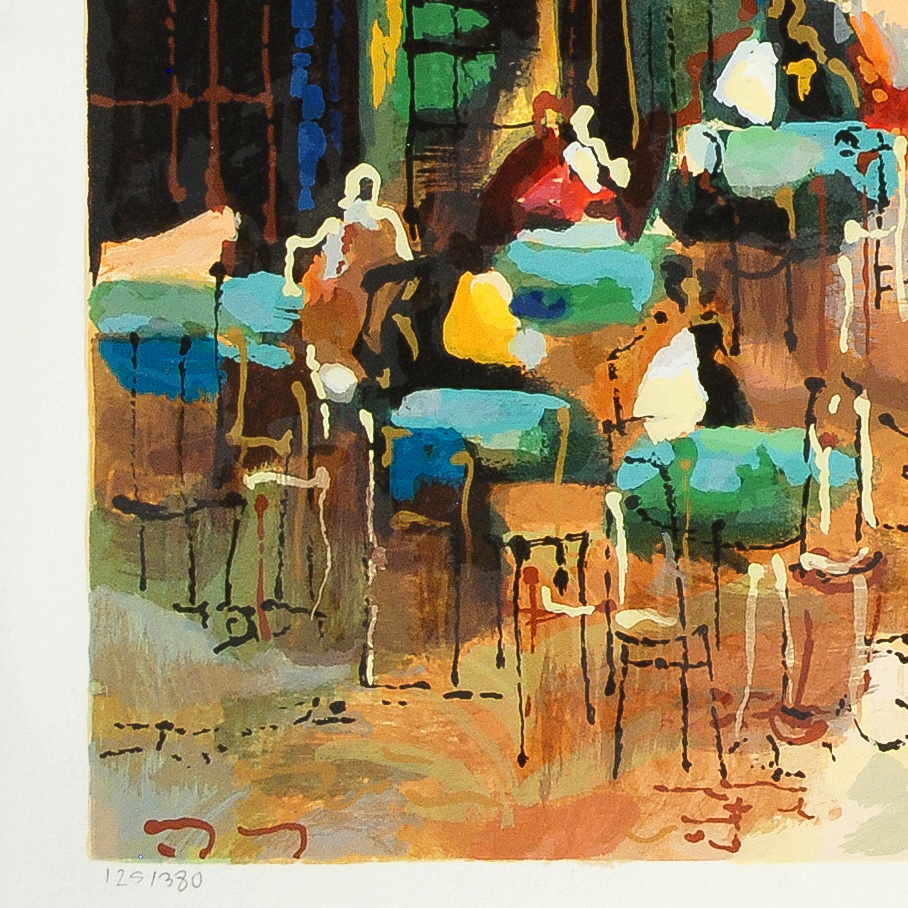 Michael Rozenvain "The Coffee Strip" Limited Edition Serigraph on Paper