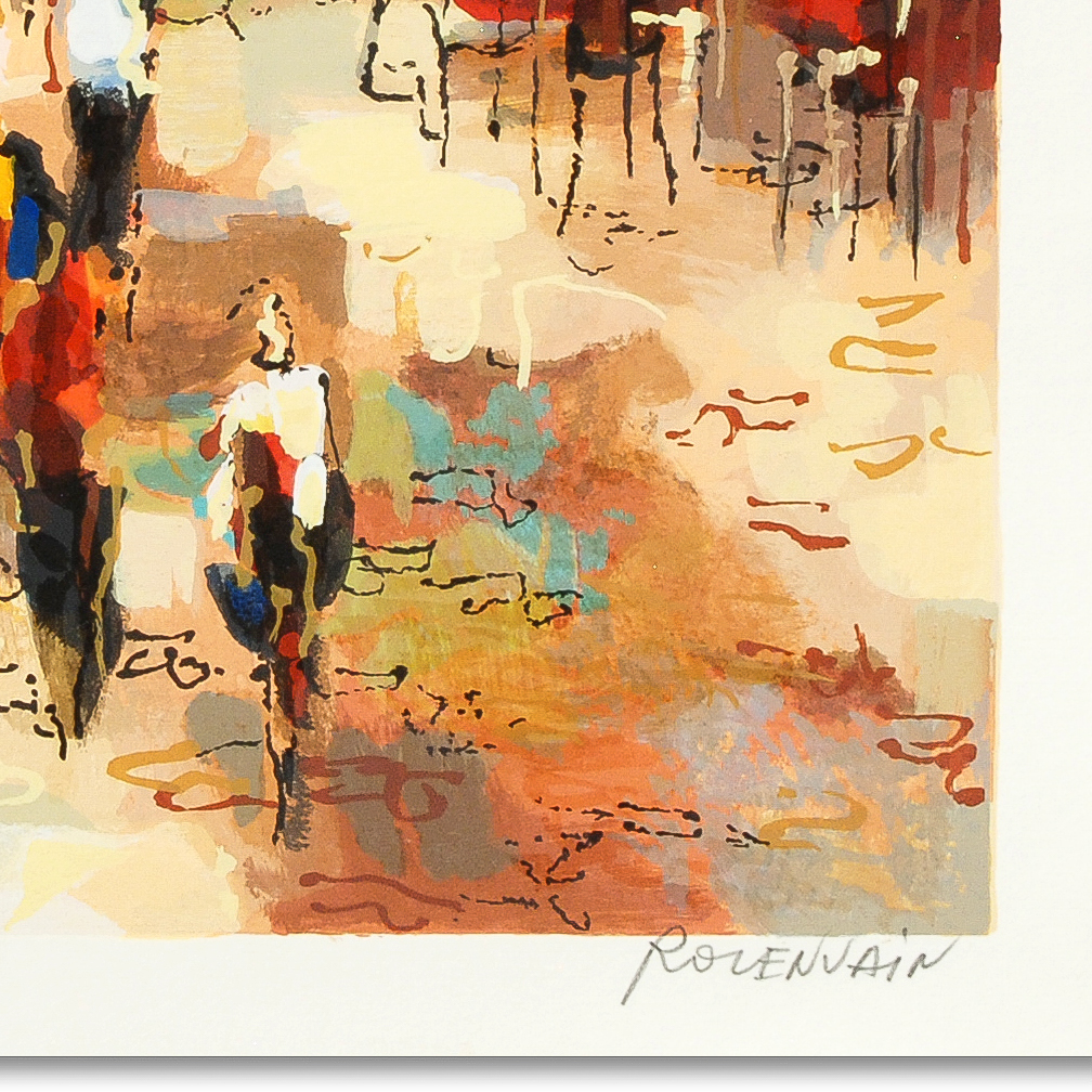 Michael Rozenvain "The Coffee Strip" Limited Edition Serigraph on Paper