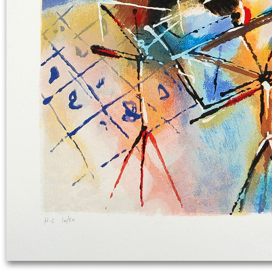 Michael Rozenvain Limited Edition Serigraph on Paper "Venetian Melody"