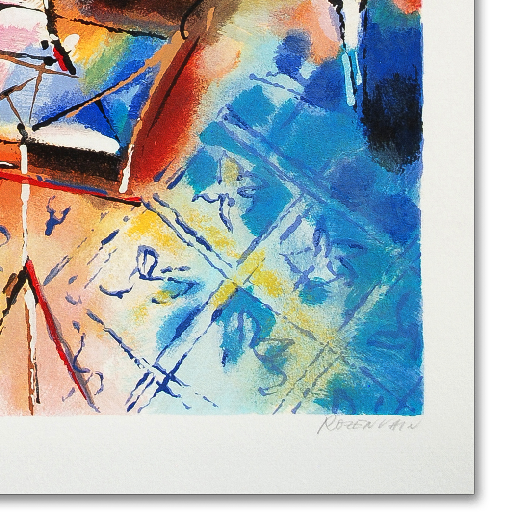 Michael Rozenvain Limited Edition Serigraph on Paper "Venetian Melody"