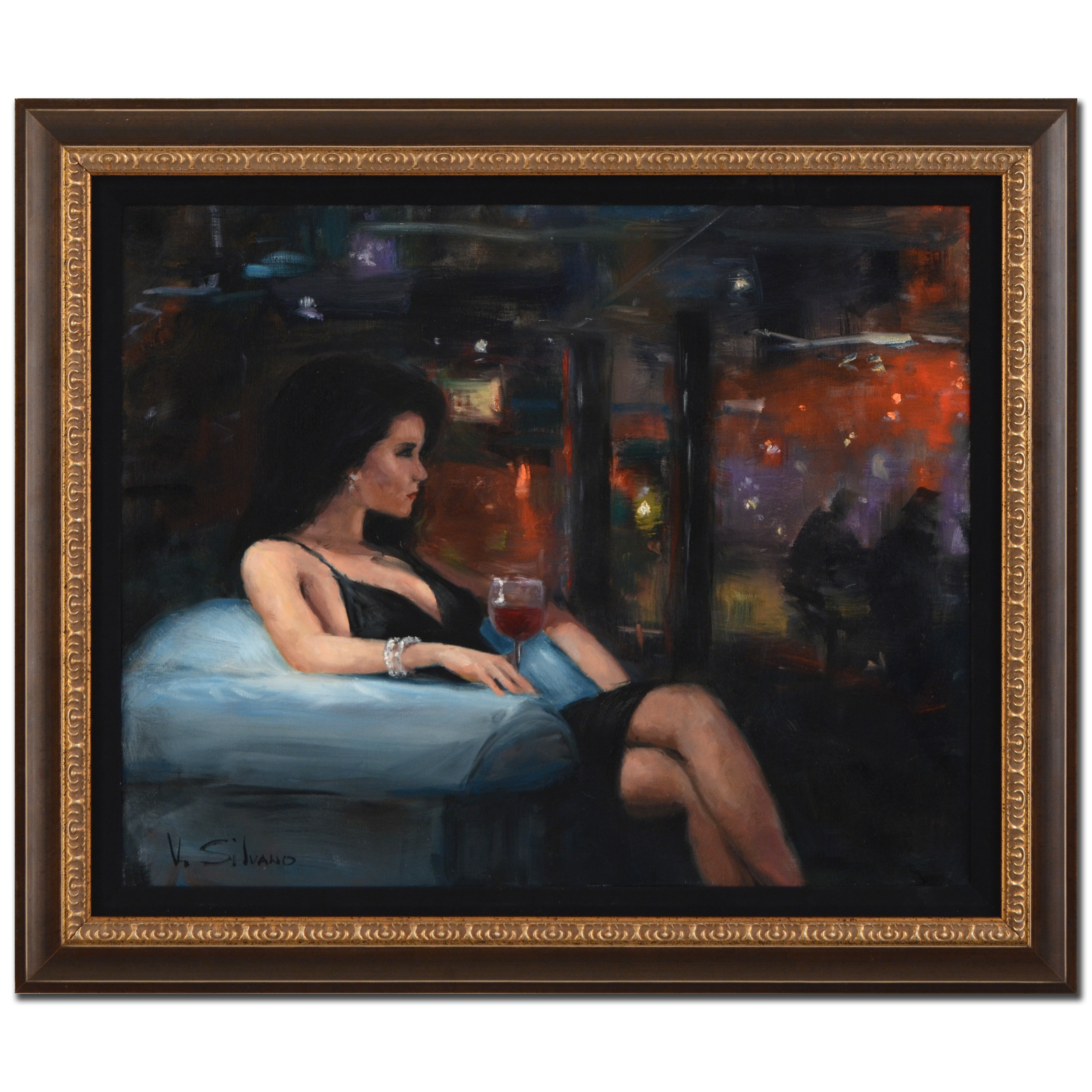 Vincent Silvano Original Oil Painting on Canvas, Untitled