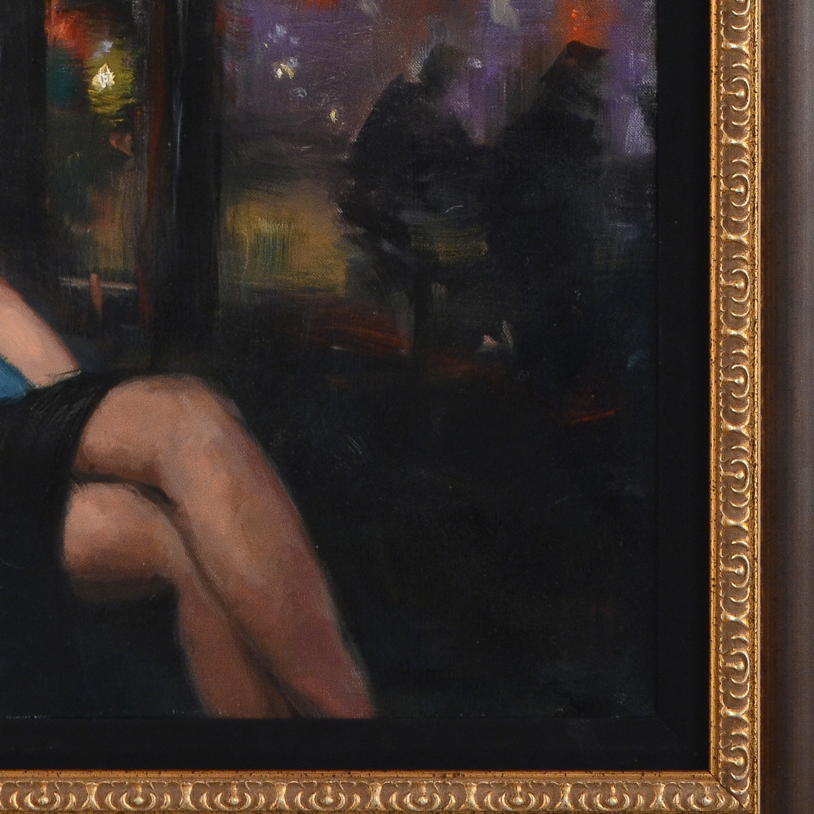 Vincent Silvano Original Oil Painting on Canvas, Untitled