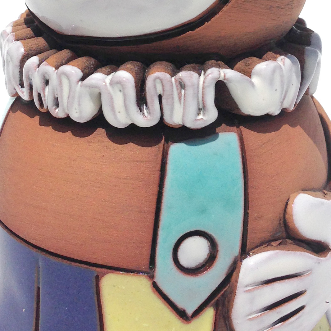 Eugenijus Tamosiunas Ceramic Hanging Bell Sculpture