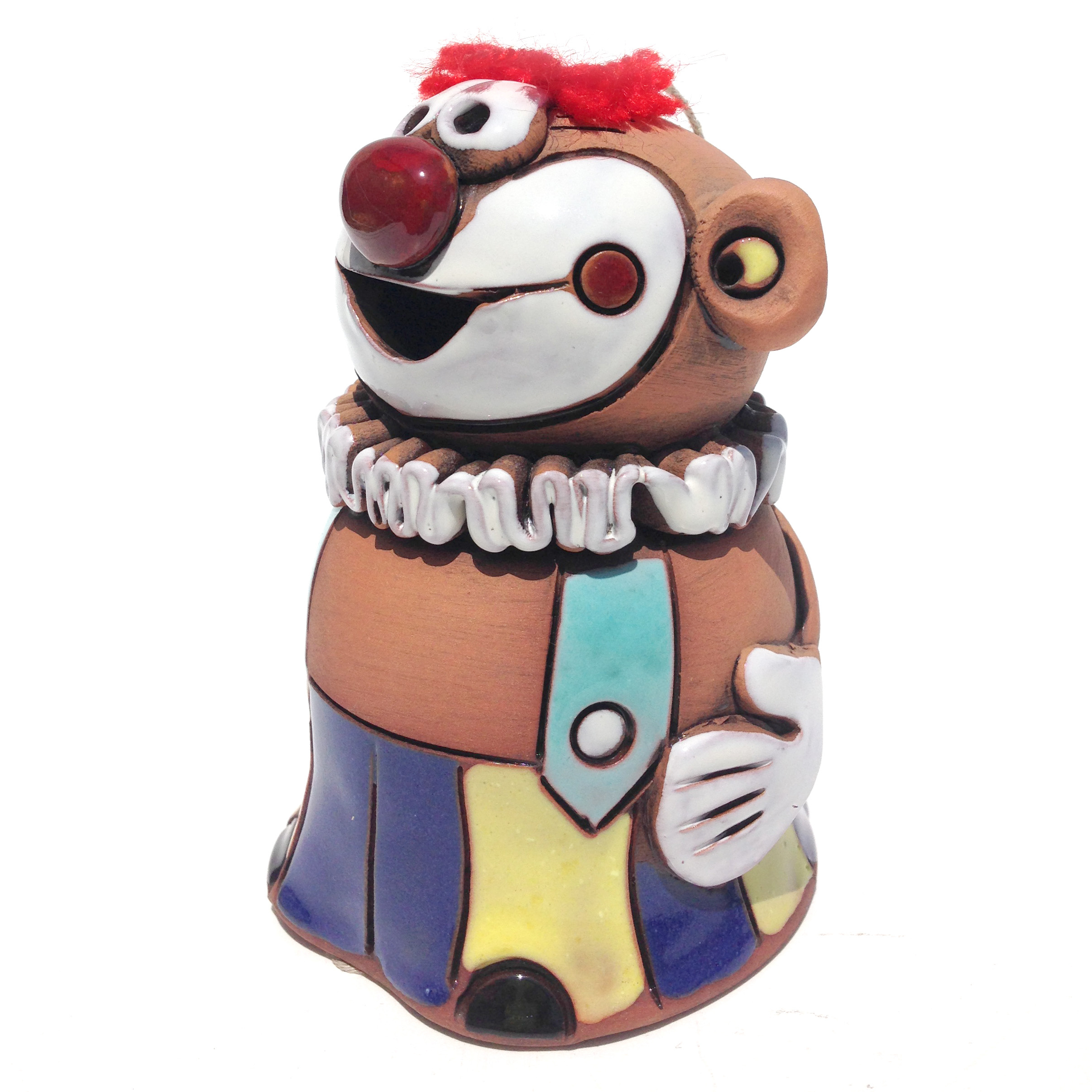 Eugenijus Tamosiunas Ceramic Hanging Bell Sculpture