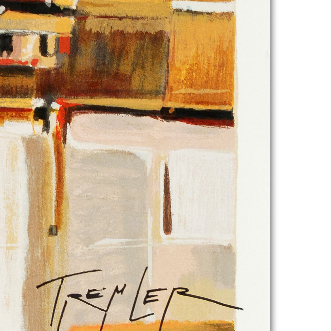 Yuri Tremler Signed Limited Edition Serigraph "Piano"