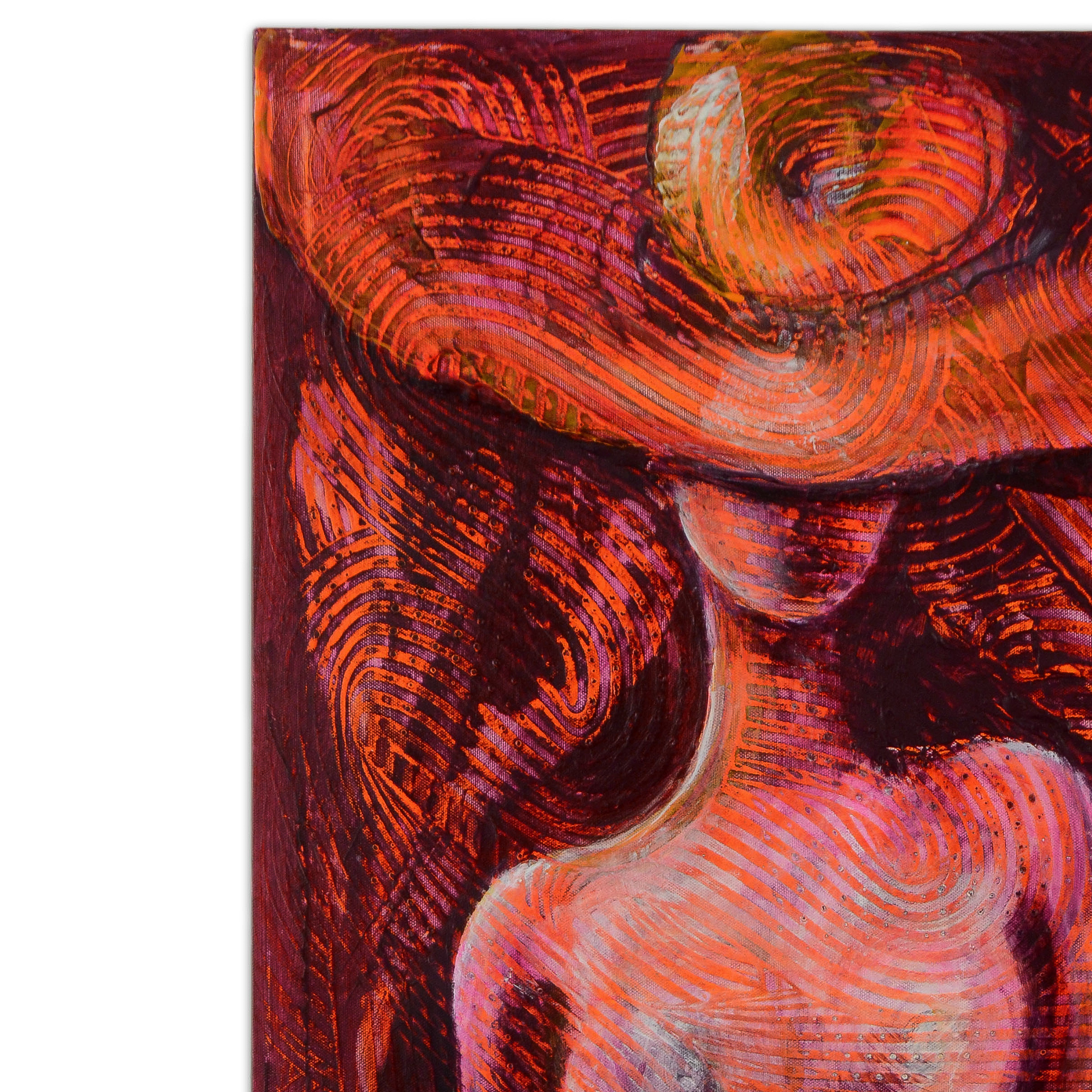 Nadia Volna Original Signed Acrylic Painting