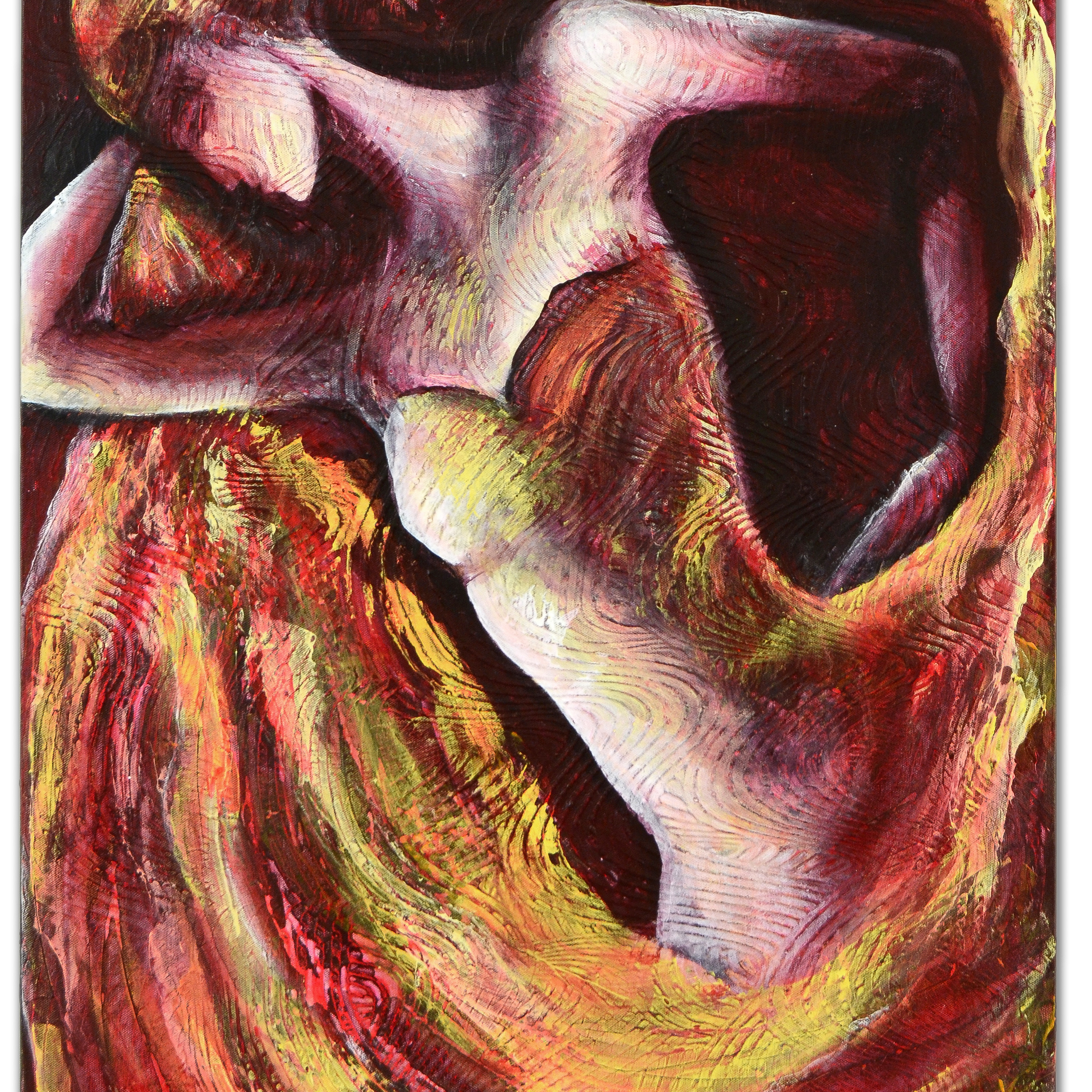 Nadia Volna Original Signed Acrylic Painting