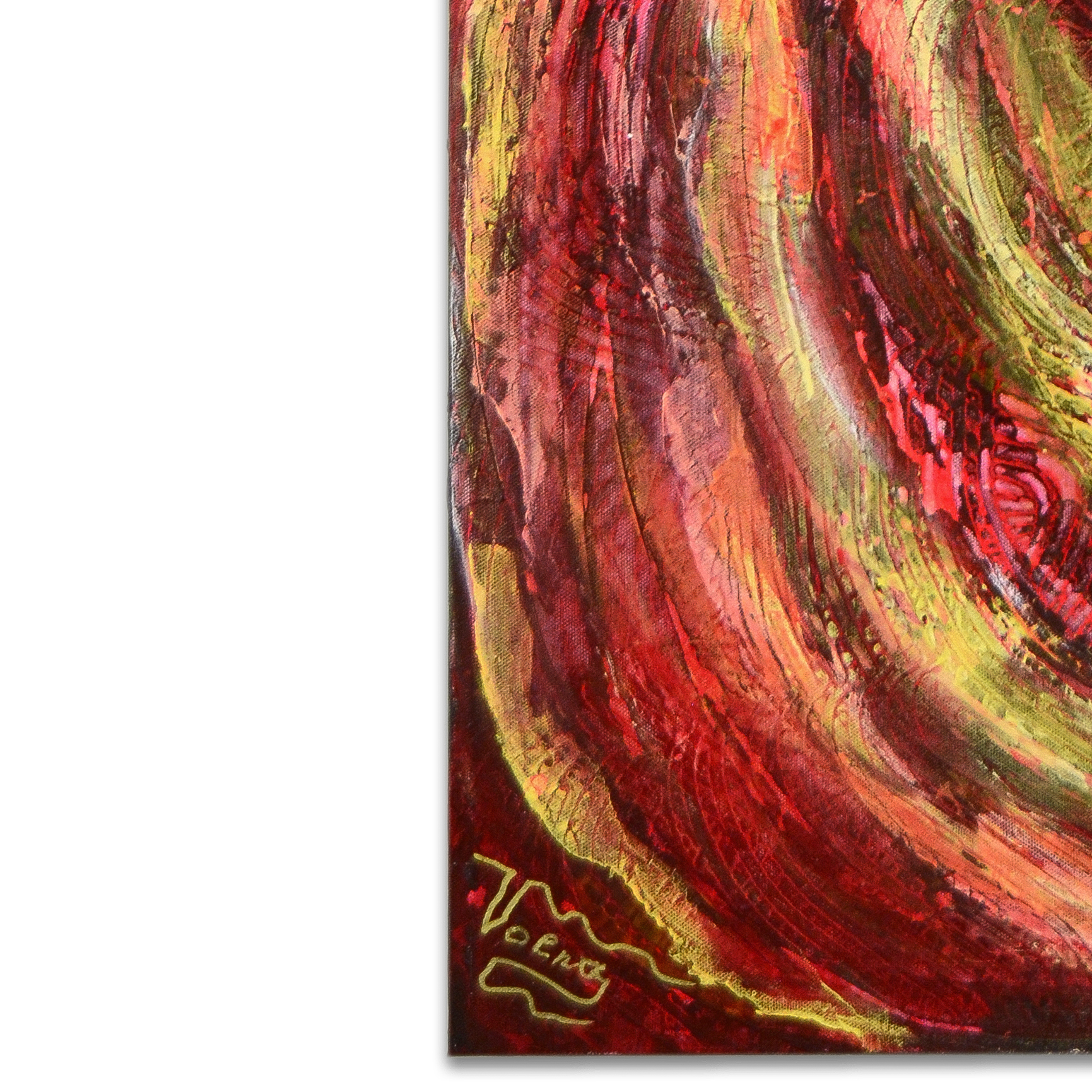 Nadia Volna Original Signed Acrylic Painting