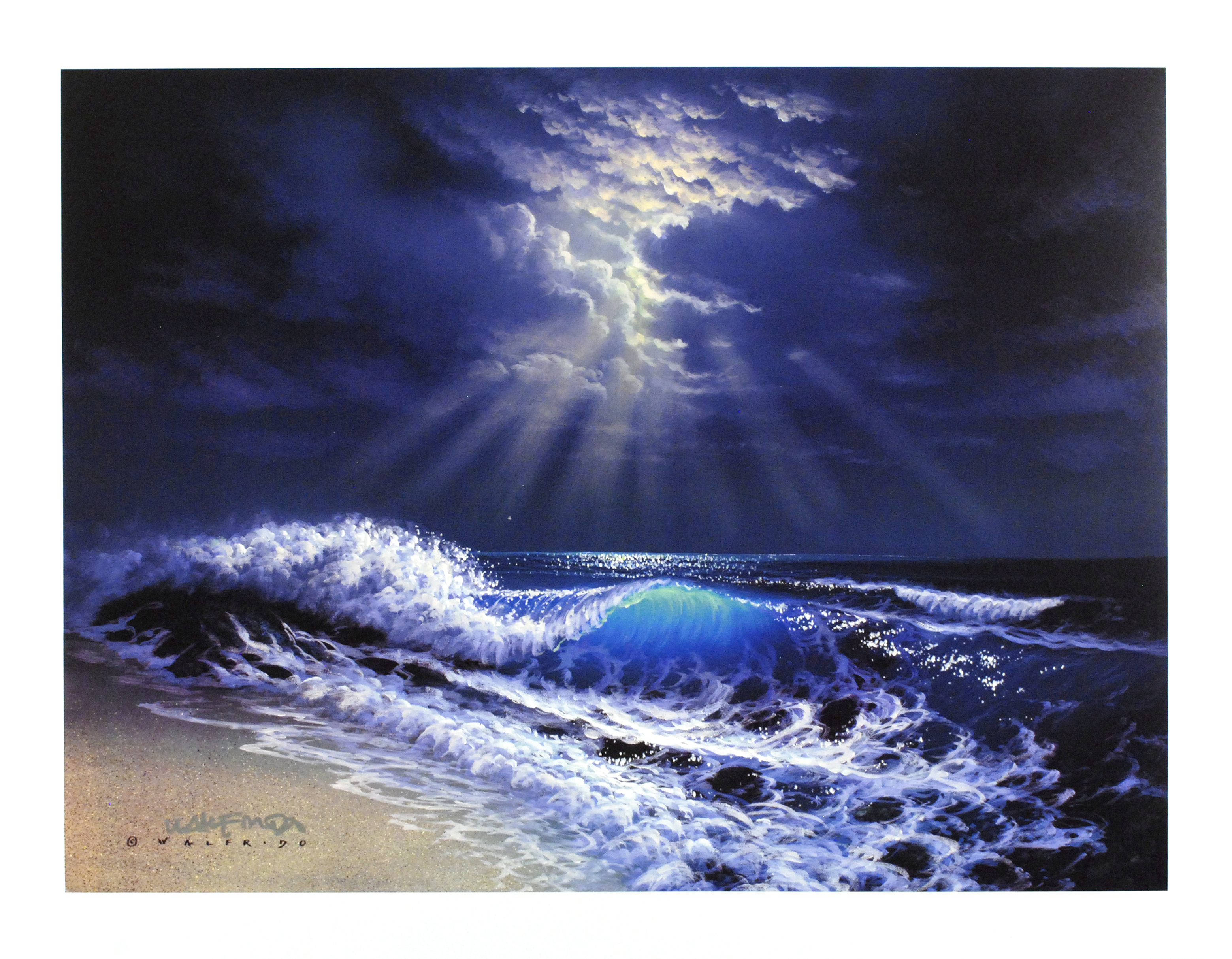 Walfrido Signed Limited Edition Offset Lithograph "Divinity Revealed"