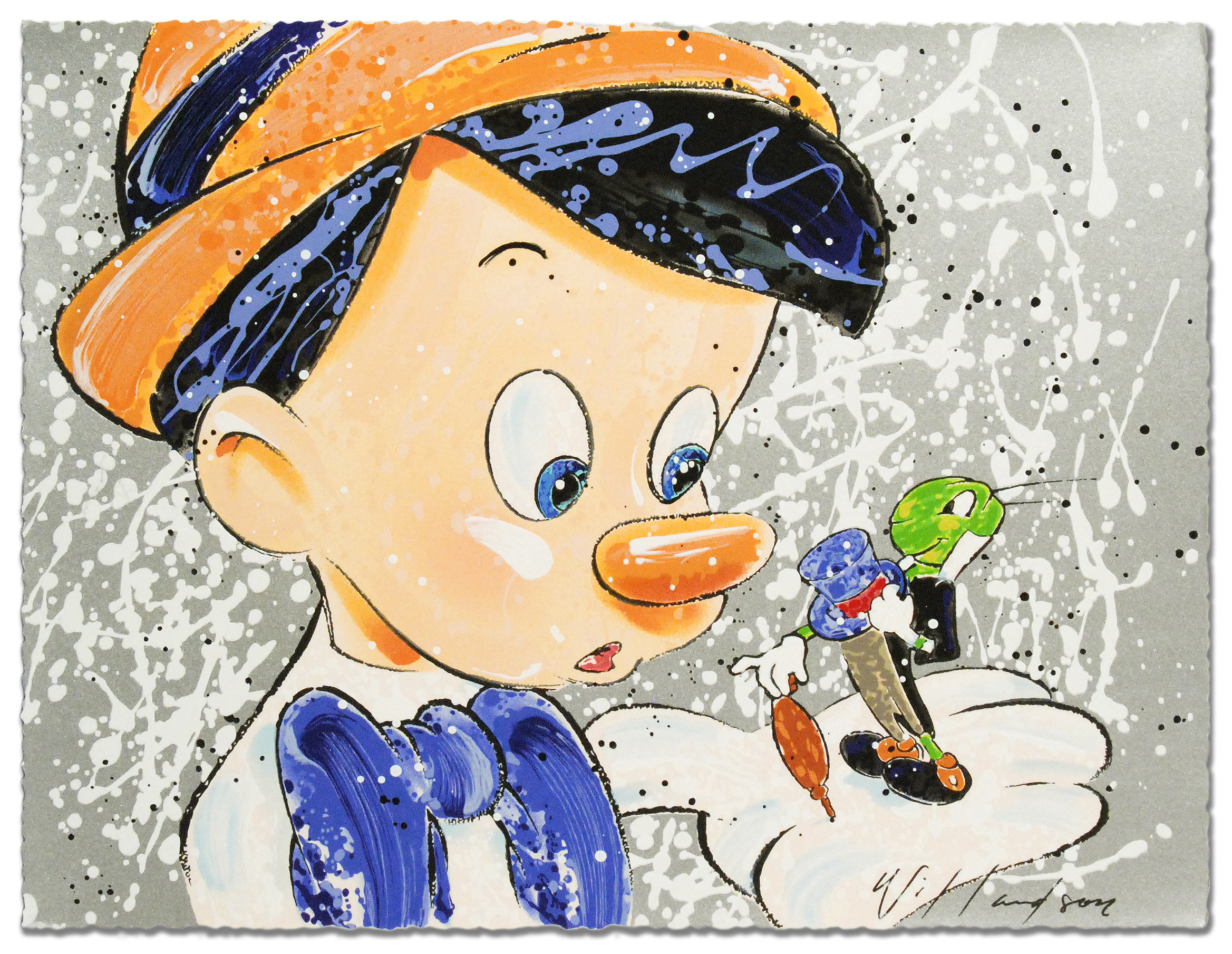 David Willardson Limited Edition Serigraph "Boy Oh Boy Oh Boy" Disney