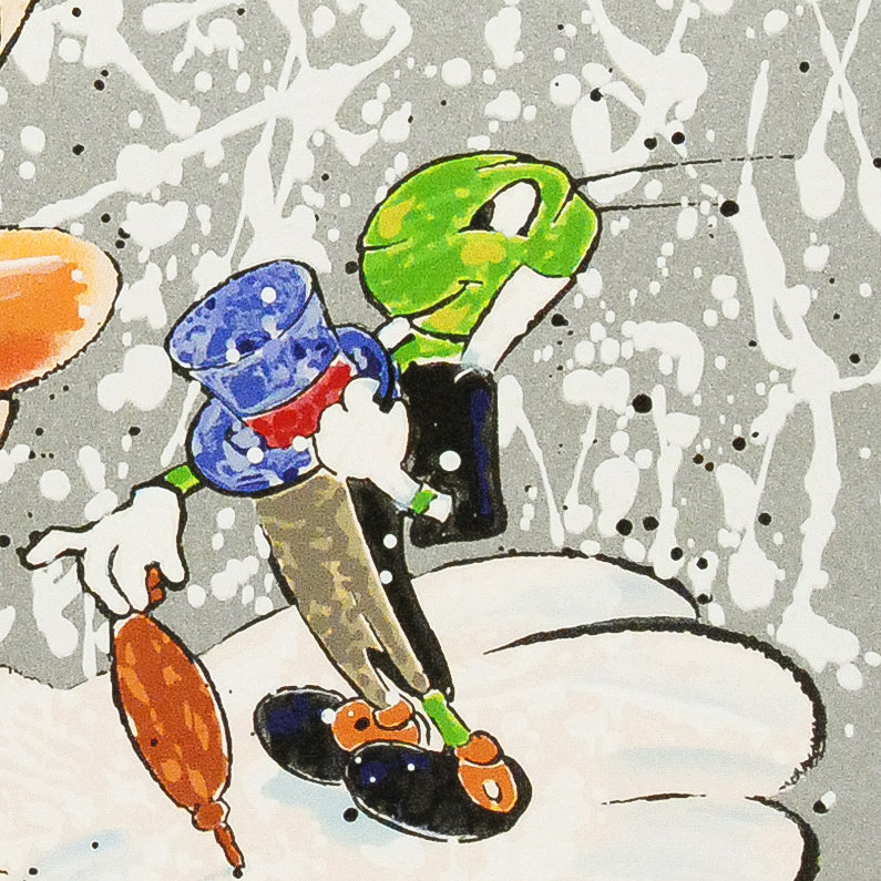 David Willardson Limited Edition Serigraph "Boy Oh Boy Oh Boy" Disney