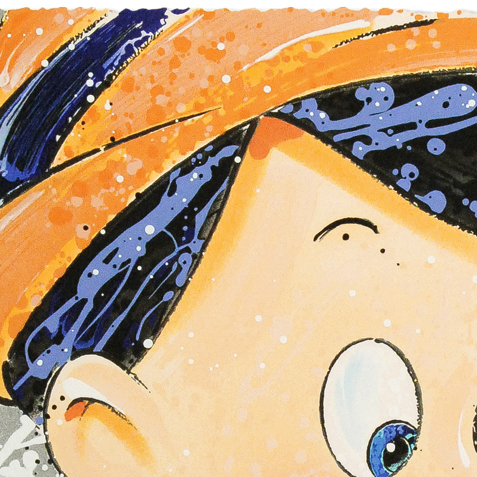 David Willardson Limited Edition Serigraph "Boy Oh Boy Oh Boy" Disney