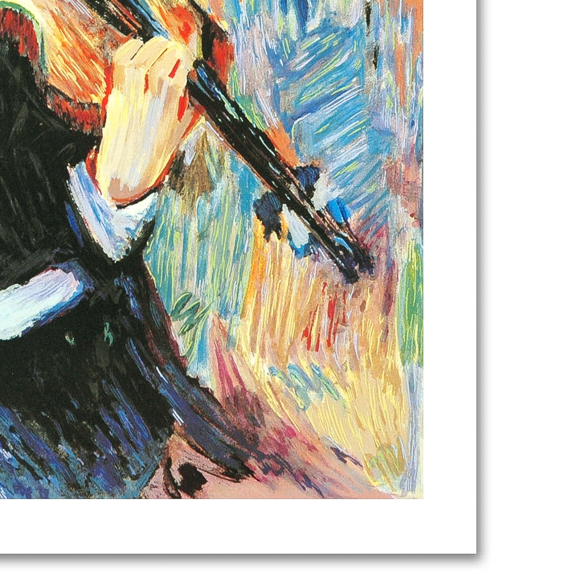 Barbara Wood Signed Limited Edition Seriolithograph "The Violinist"