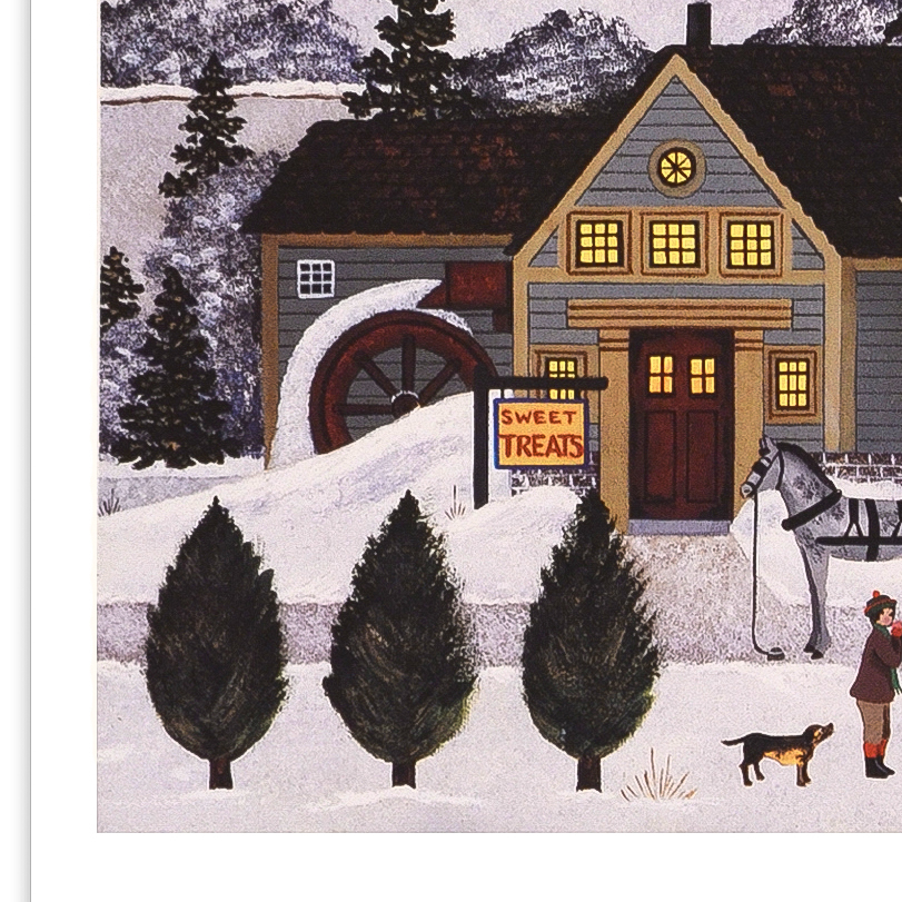 Jane Wooster Scott Signed Limited Edition Lithograph "Pennsylvania Dutch Treats"