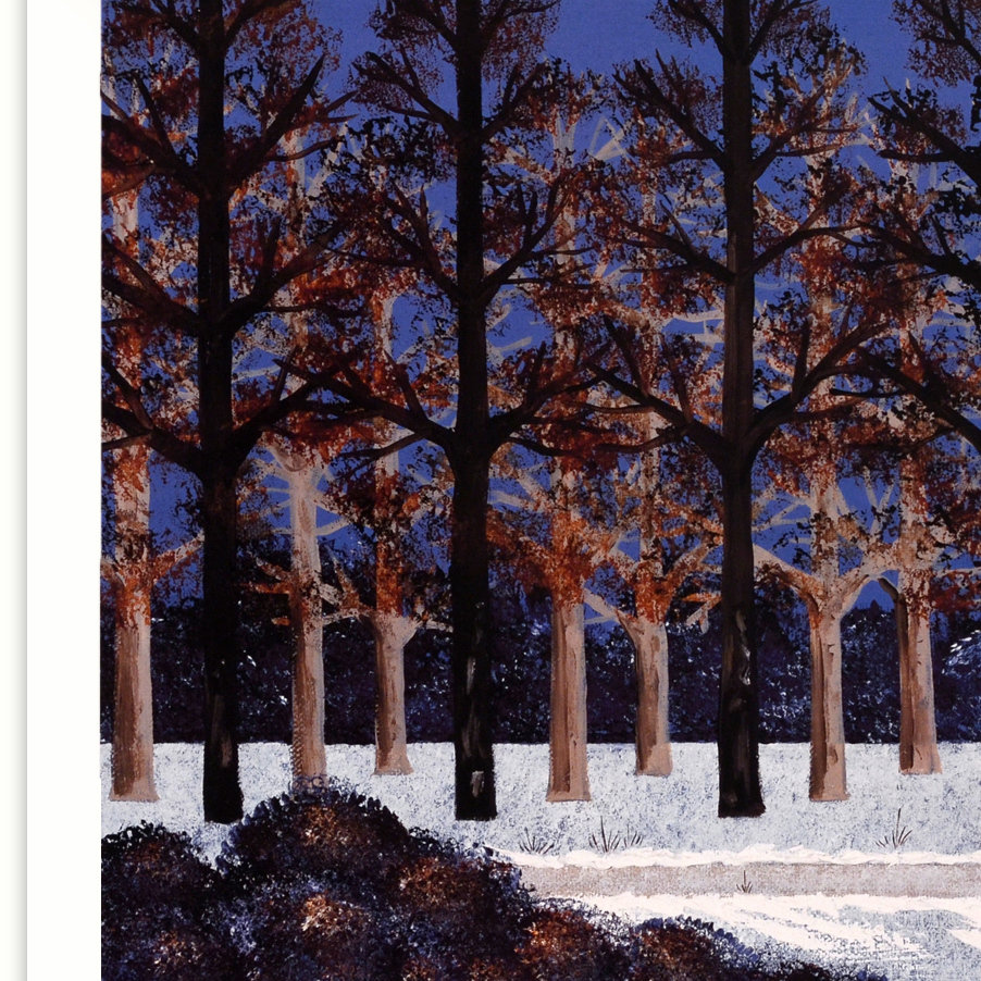 Jane Wooster Scott Signed Limited Edition Lithograph "A Lonely Trek"