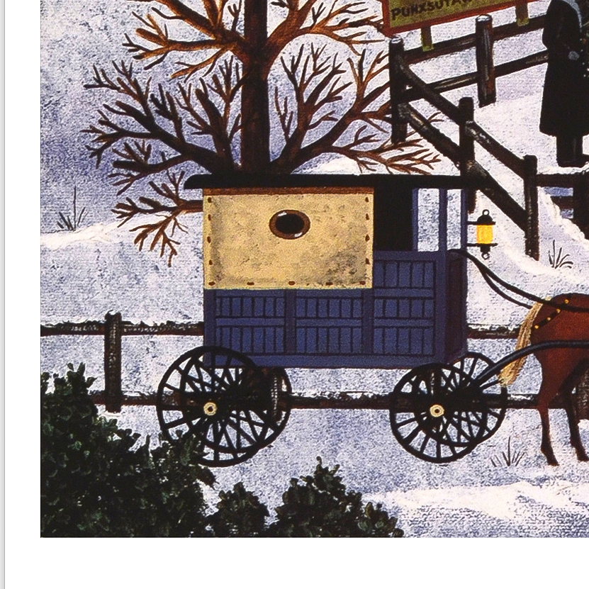 Jane Wooster Scott Signed Limited Edition Lithograph "The First Shadow"