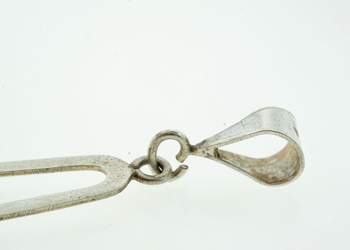 Sterling Silver and Pink Coral Bracelet and Pendant Set