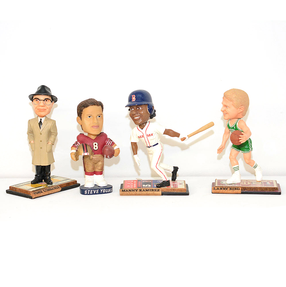 Collection of Limited Edition Sports Bobble Head Figurines