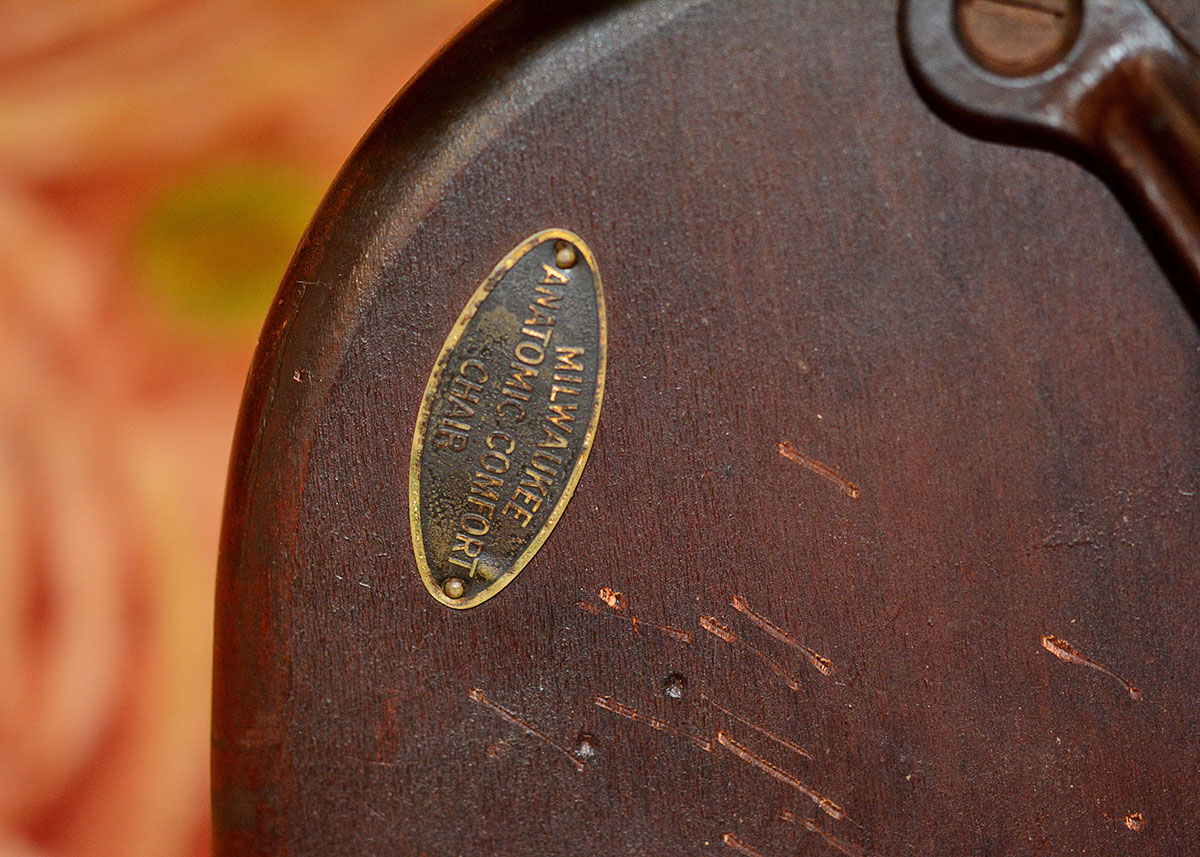 Wooden Office Chair by Milwaukee Chair Company