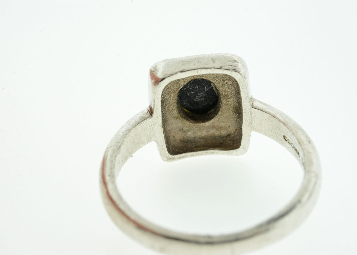 Black Onyx and Sterling Silver Demi Parure