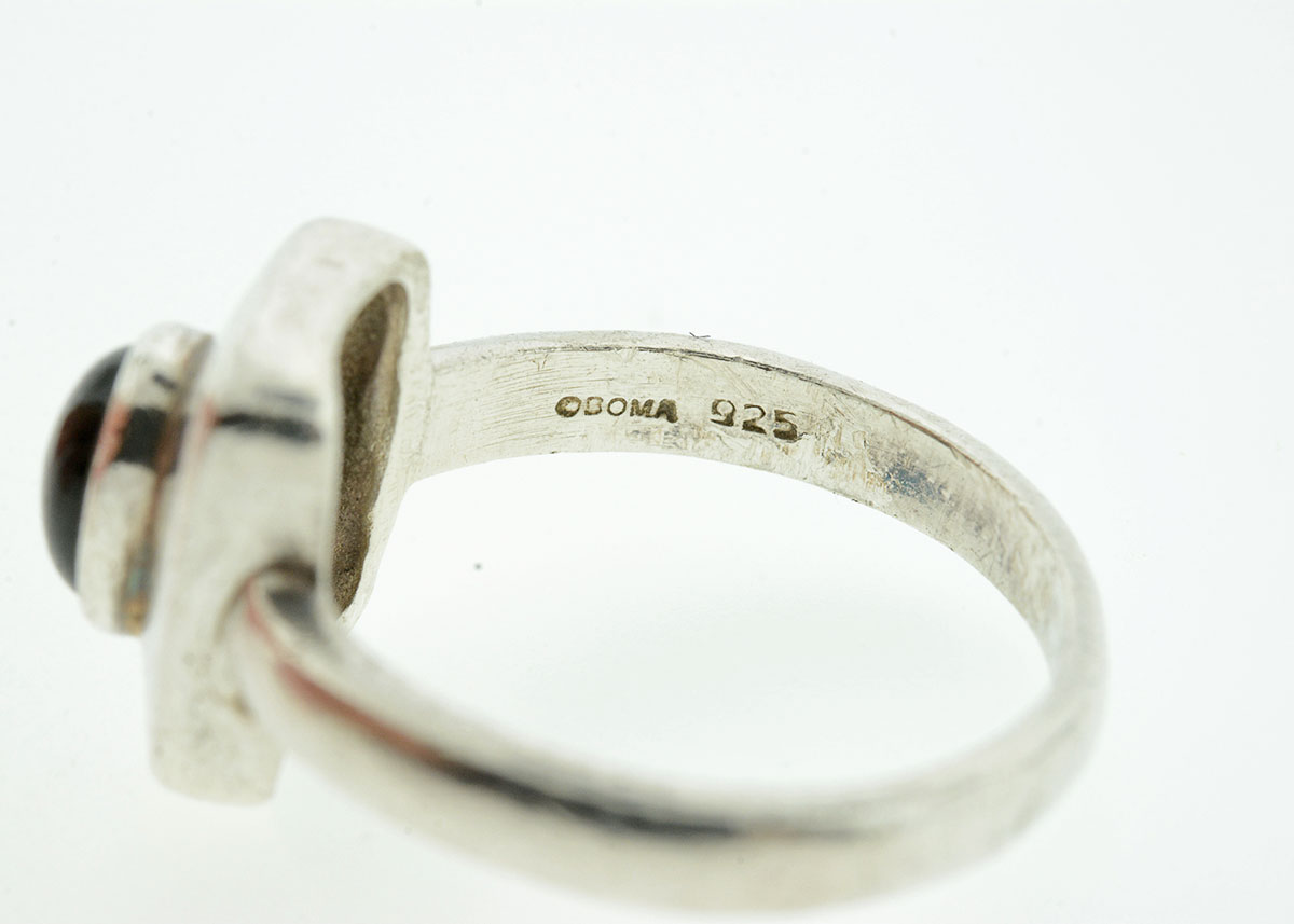 Black Onyx and Sterling Silver Demi Parure