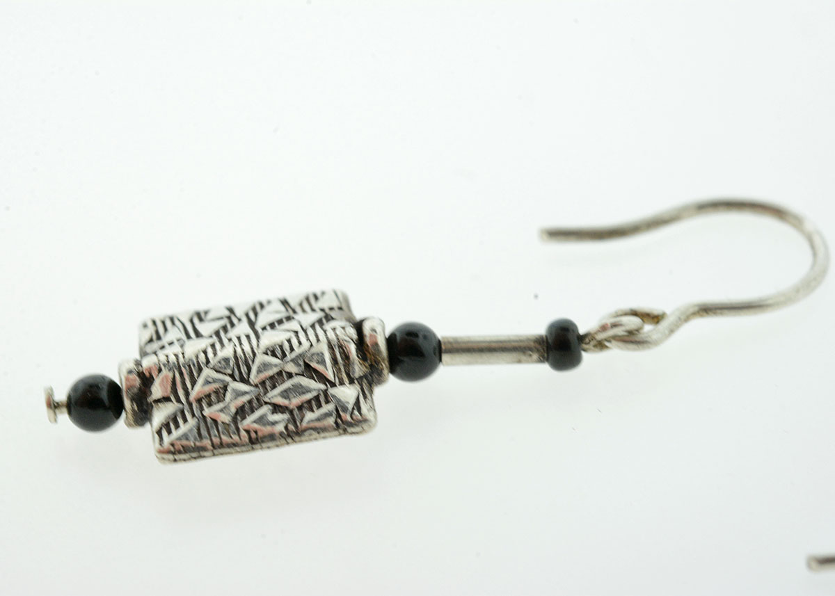 Black Onyx and Sterling Silver Demi Parure