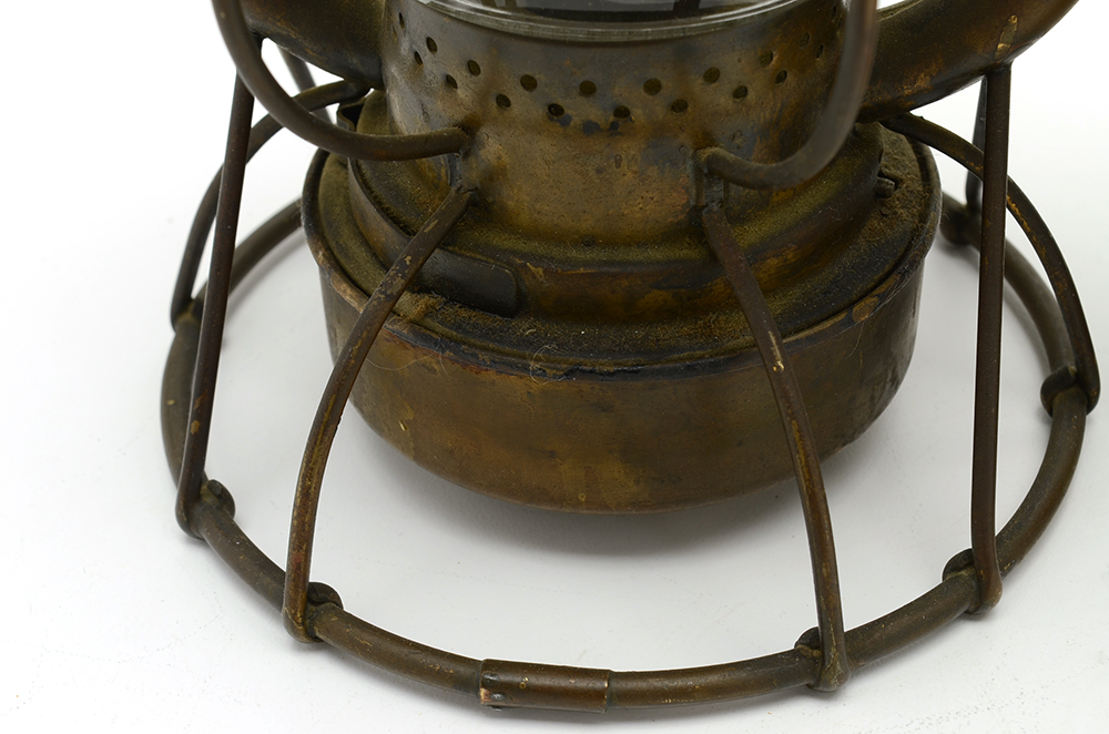 Two Antique Brass Lanterns