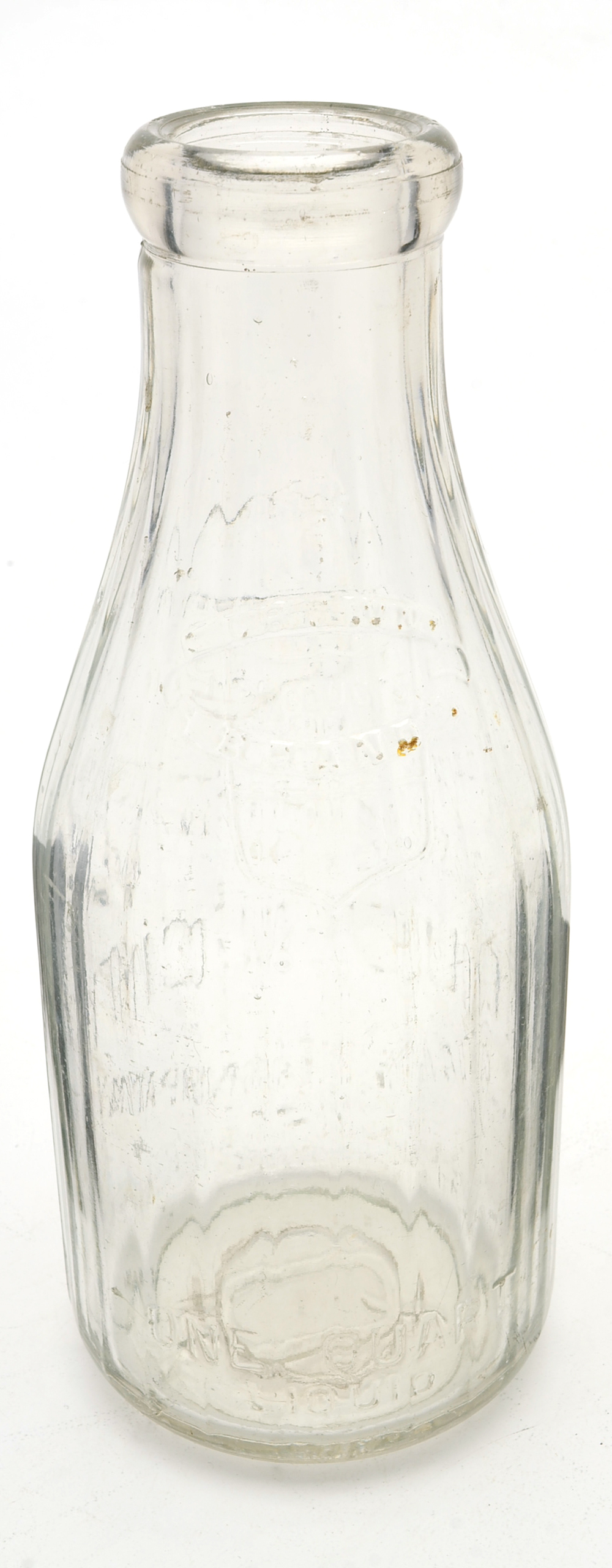 Three Vintage Milk Bottles