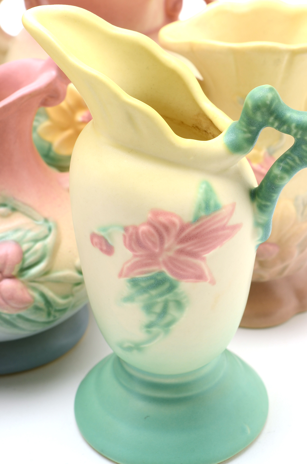 Collection of Nine Hull Pottery Pieces