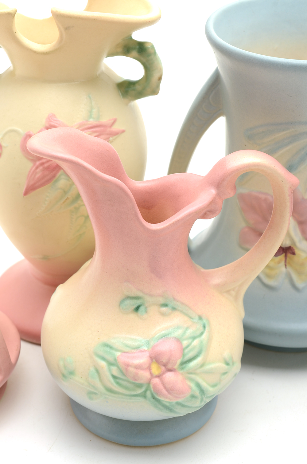 Collection of Nine Hull Pottery Pieces