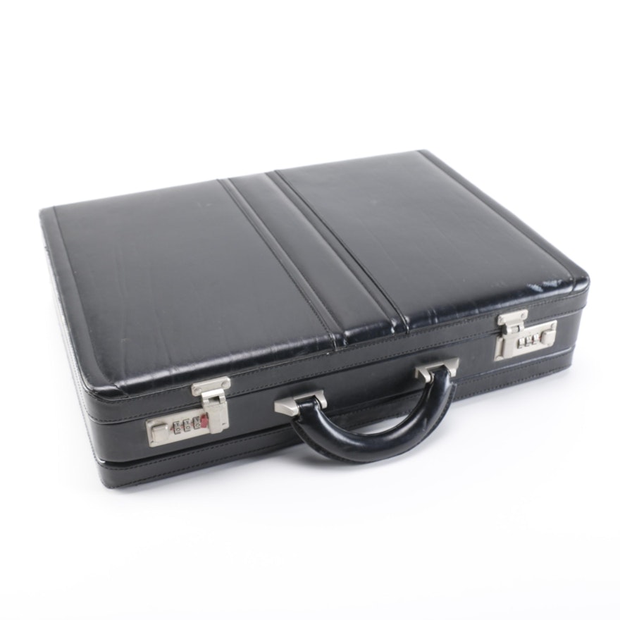Black Leather Briefcase