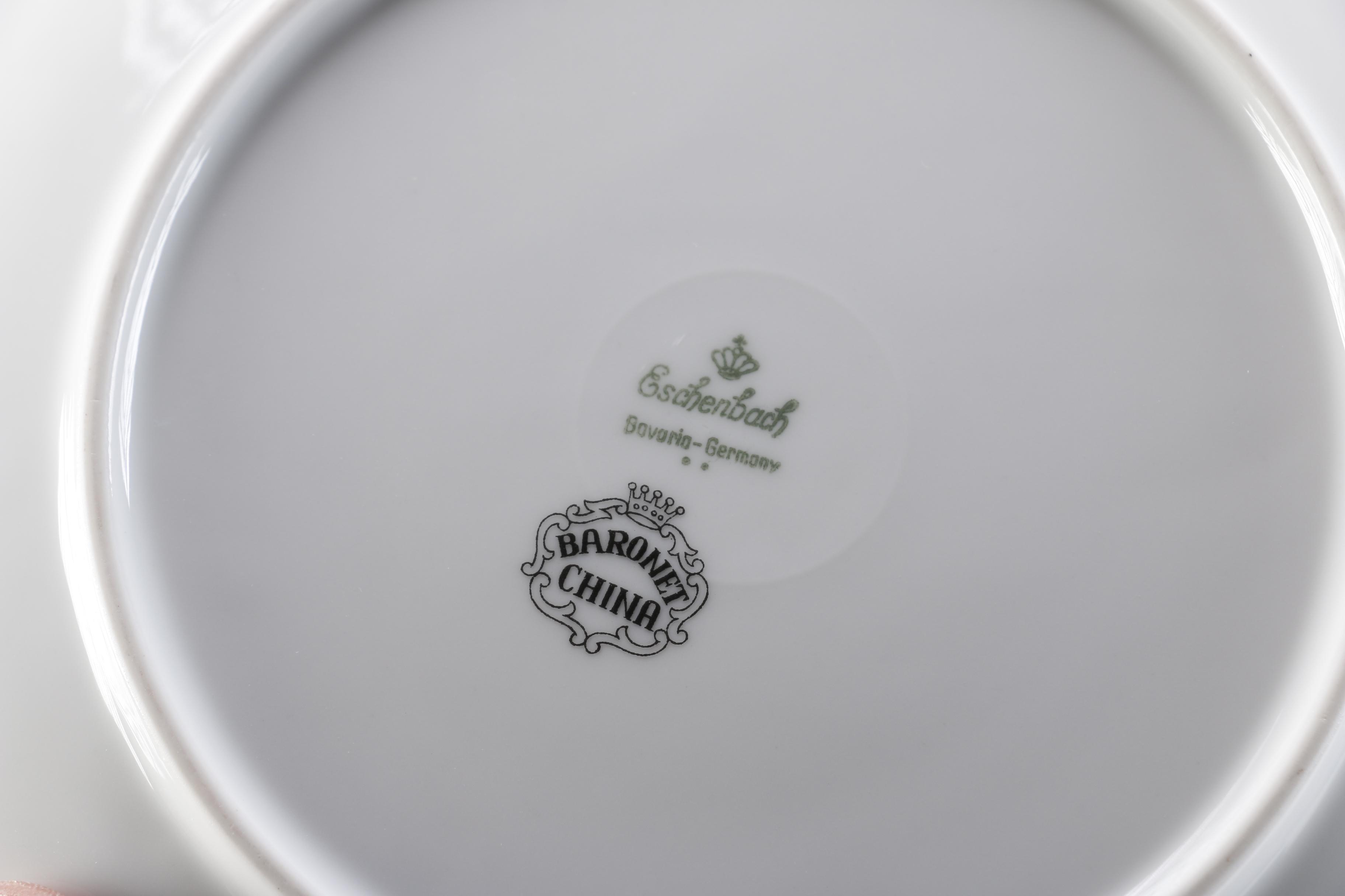 Baronet China Eschenbach Dessert Plates