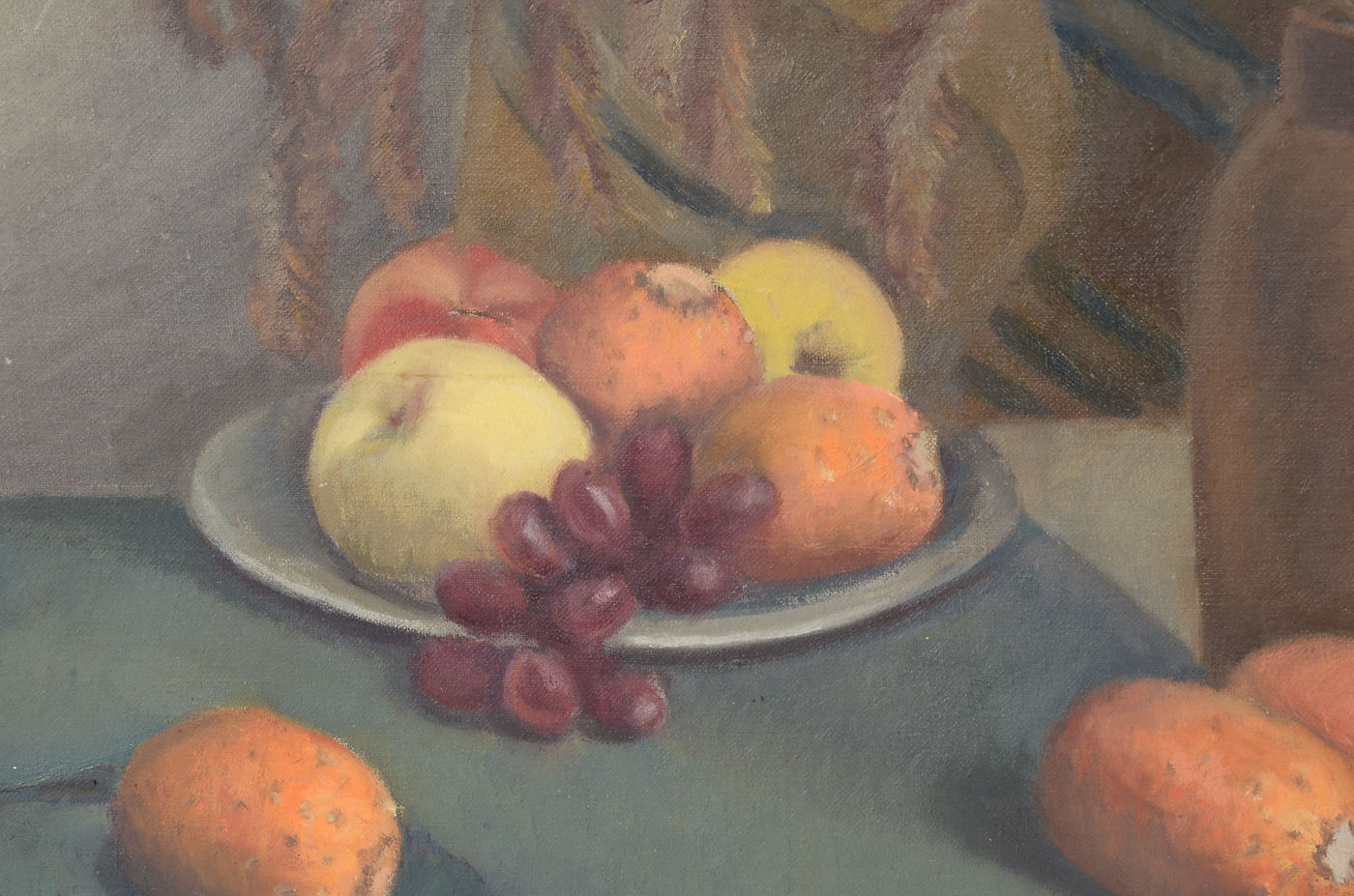 M. Mayer Original Oil Still Life Painting on Board