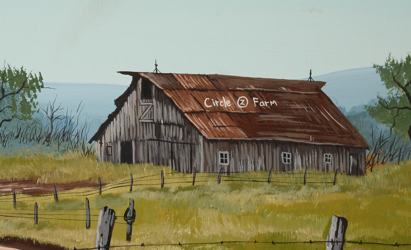 Richard Bills Original 1985 Acrylic on Canvas