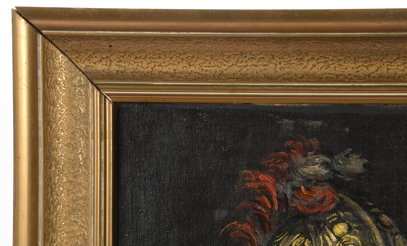 Oil Copy Painting on Canvas of Rembrandt's "Man in a Golden Helmet"