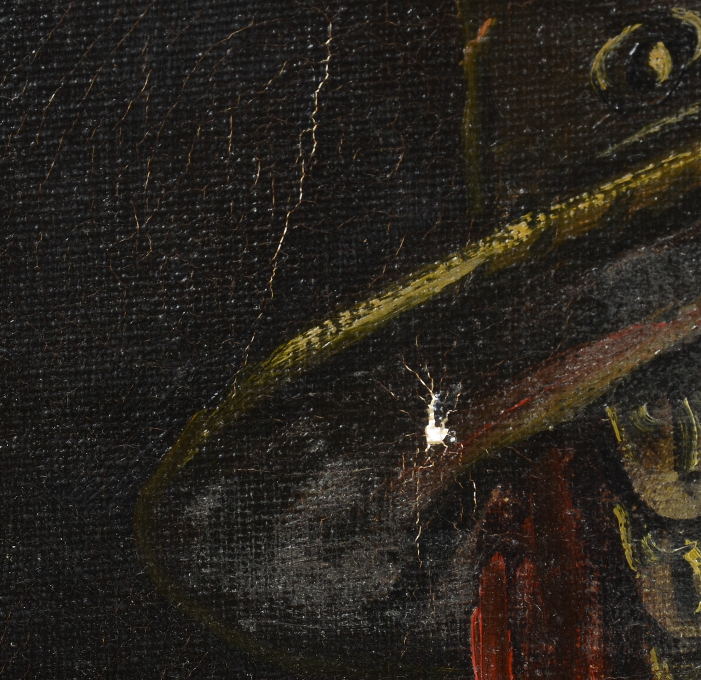 Oil Copy Painting on Canvas of Rembrandt's "Man in a Golden Helmet"