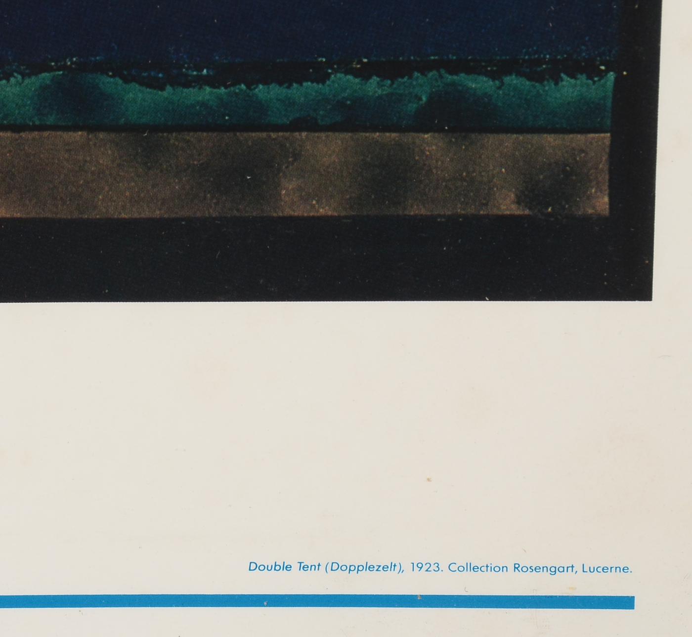 Paul Klee Offset Lithographic Poster