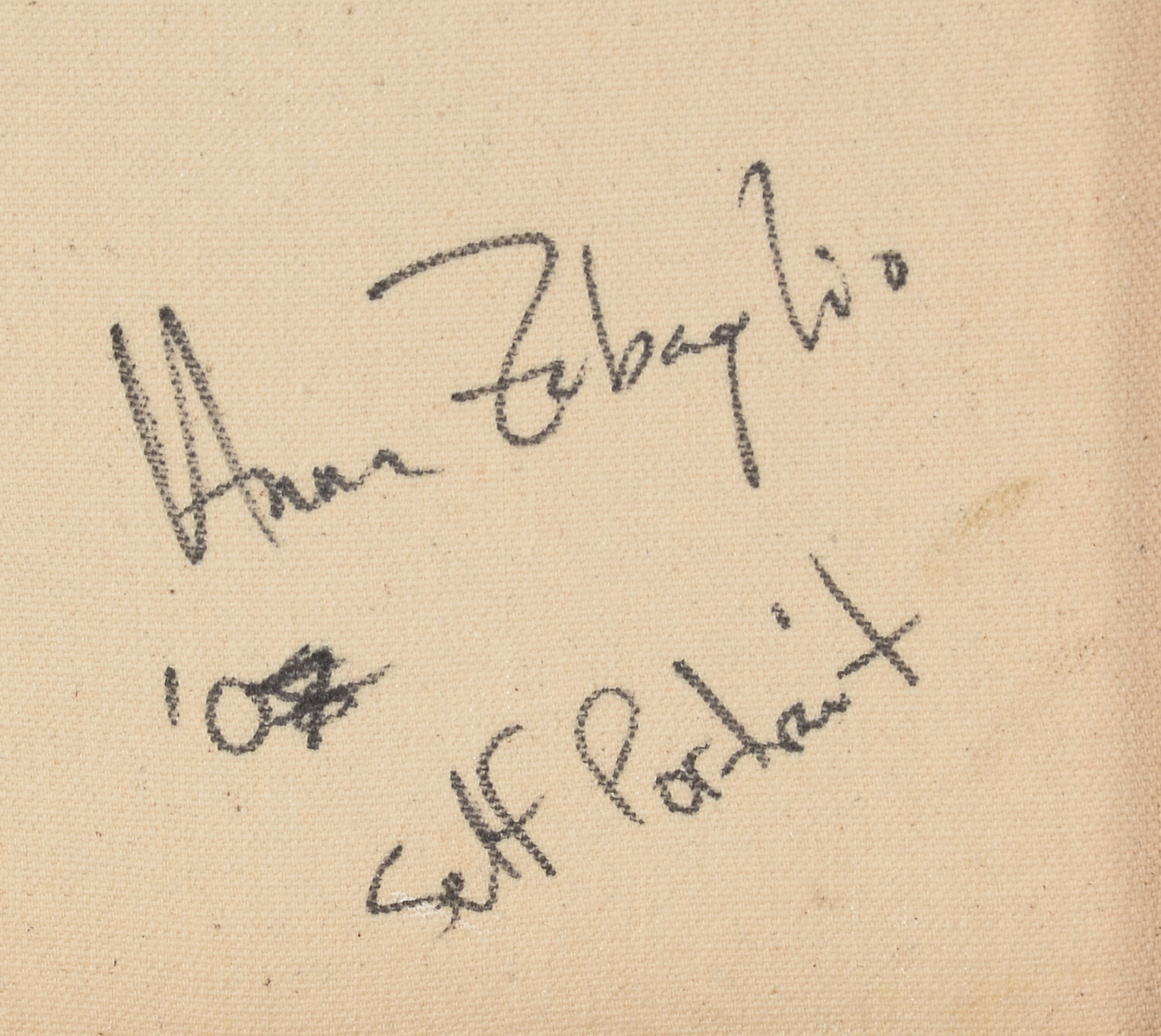 Anna Zabaglio Original Oil Painting on Canvas "Girl Falling"