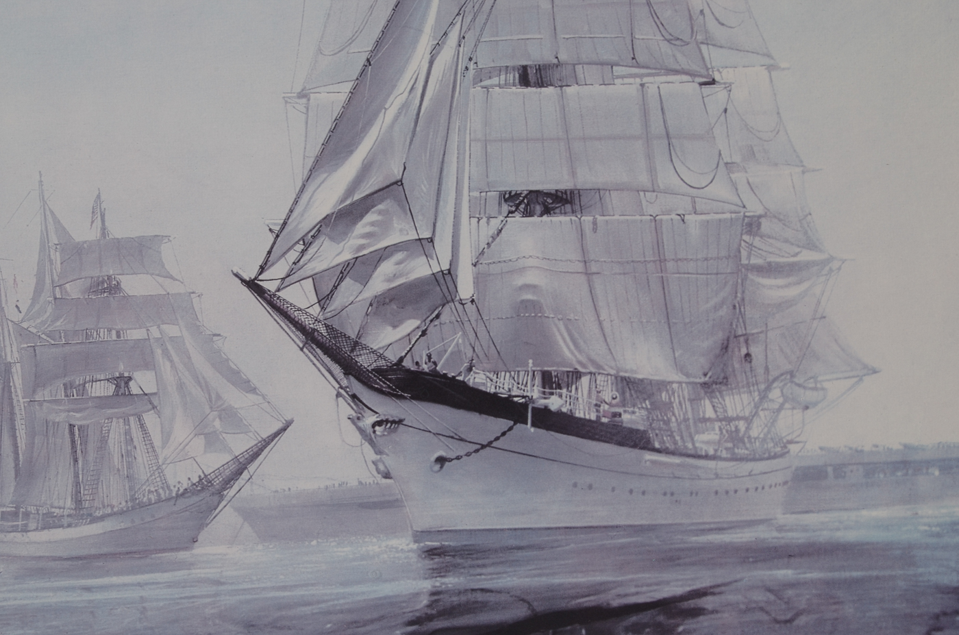 Kipp Soldwedel Signed Offset Lithograph "Newport 1976"