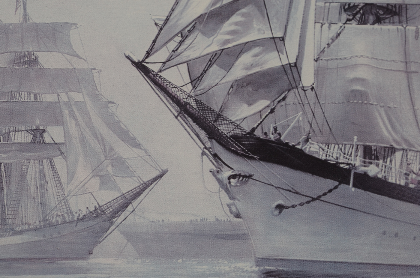 Kipp Soldwedel Signed Offset Lithograph "Newport 1976"