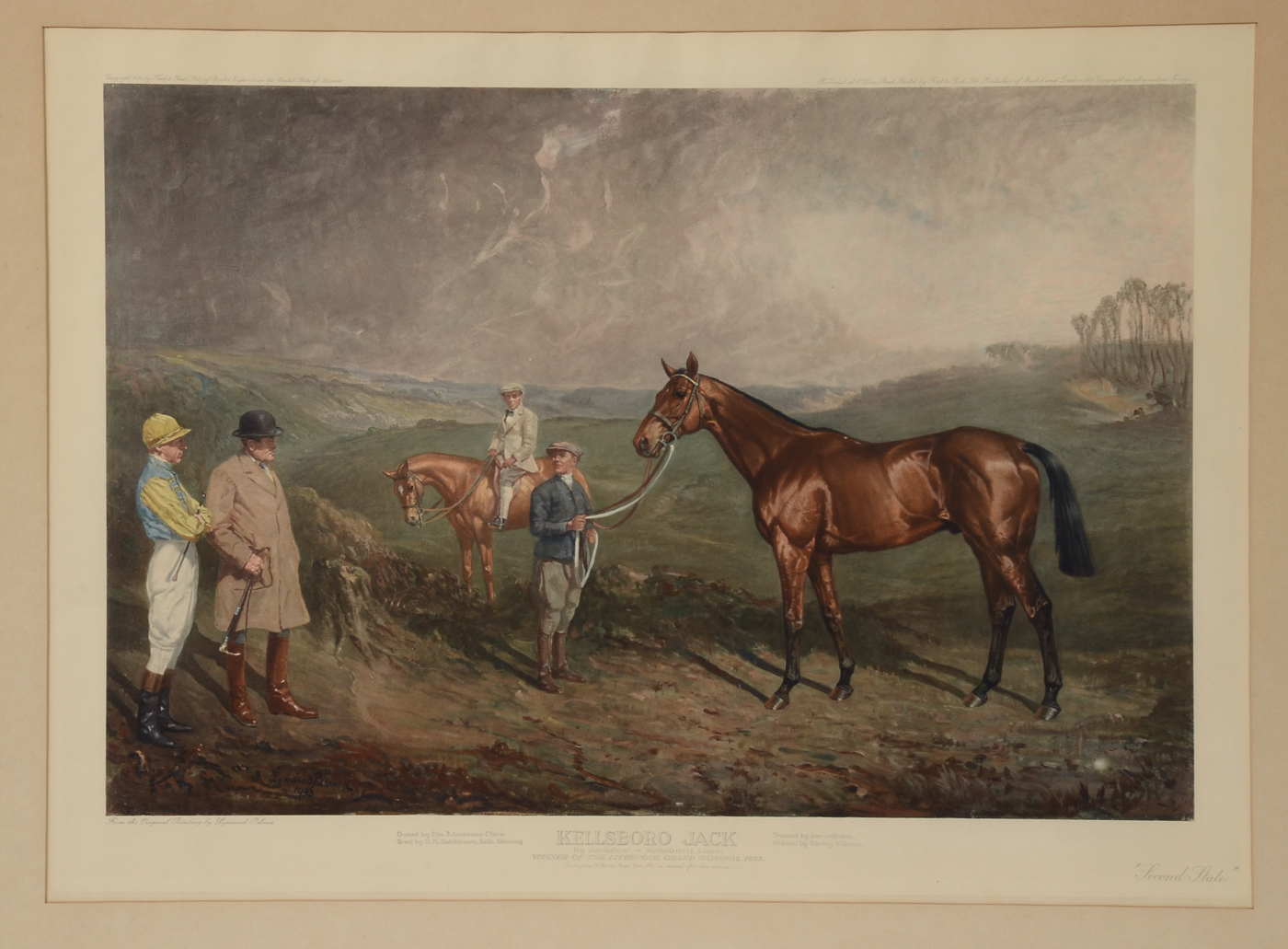 Color Photogravure after James Lynwood Palmer "Kellsboro Jack"