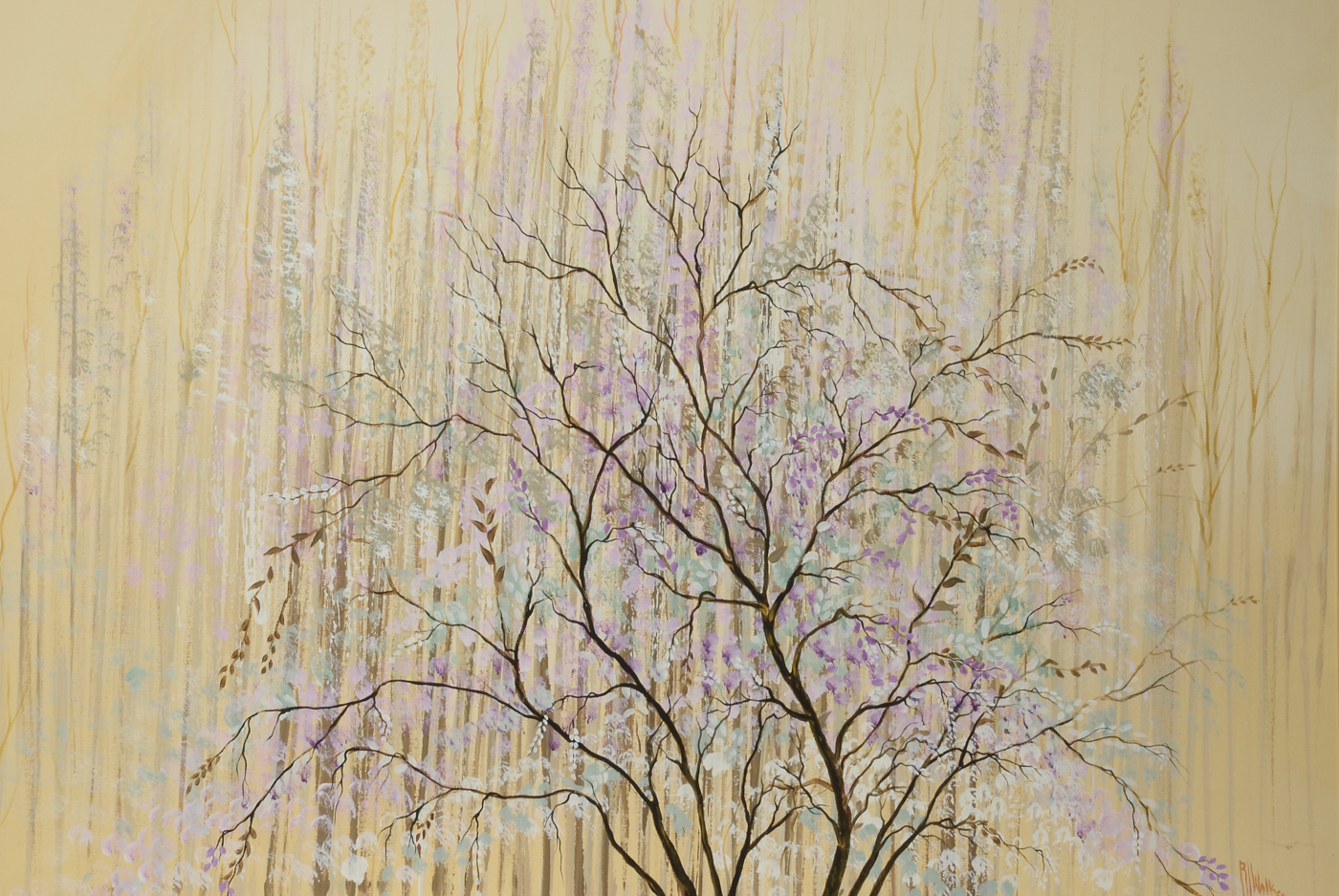 Robert Lee Walker Original Acrylic Painting on Canvas