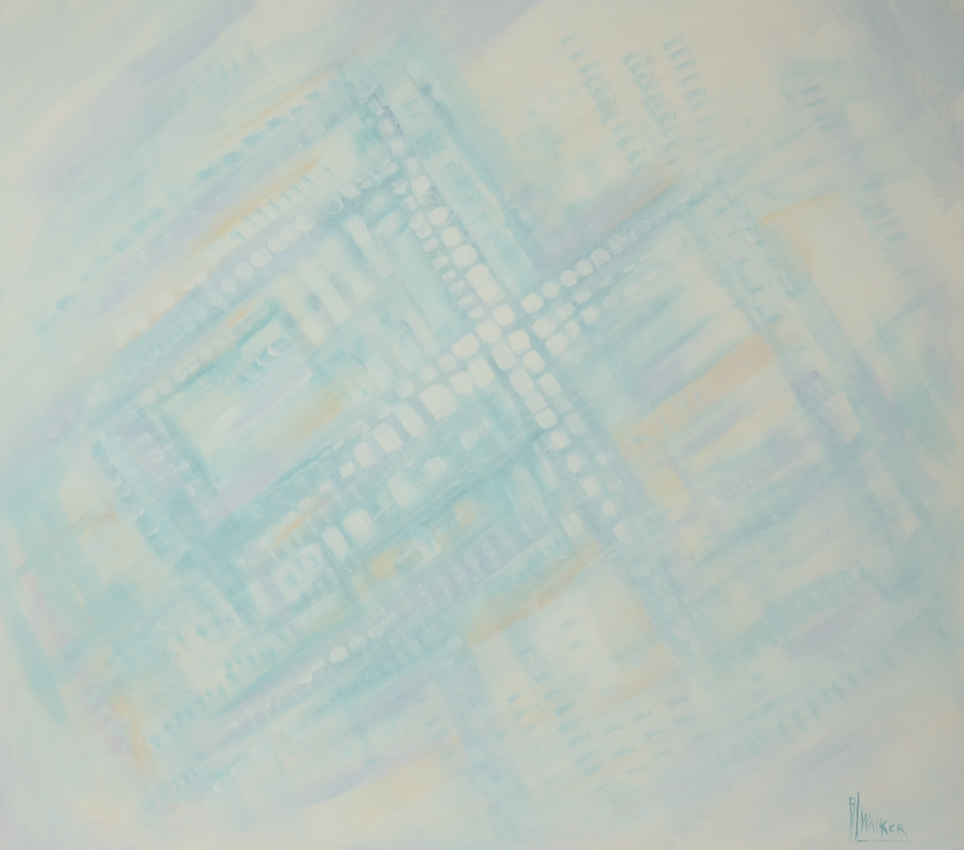 Robert Lee Walker Original Acrylic Painting on Canvas