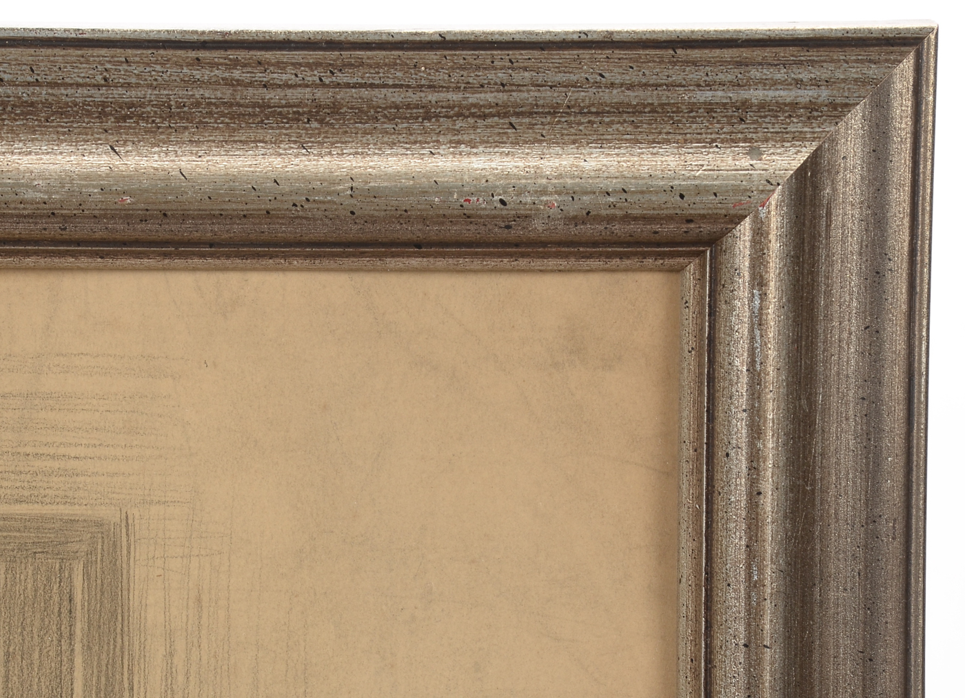 George Brehm Antique Graphite Illustration of an Interior Scene